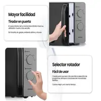 Microondas Infiniton MW-HS2070, 20 l, 700 W, Defrost, Plata