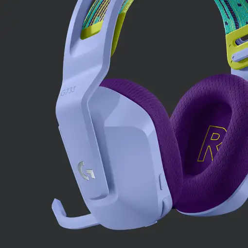 Logitech G 981-000890 auricular y casco Auriculares Inalámbrico Diadema Juego Lila