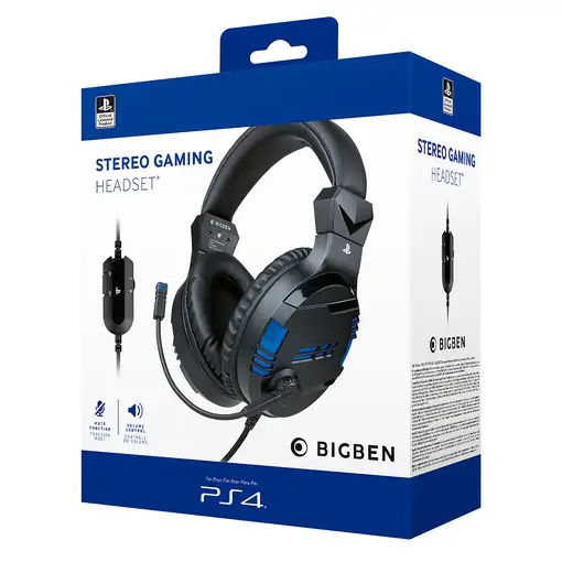 Bigben Interactive PS4OFHEADSETV3 auricular y casco Auriculares Alámbrico Diadema