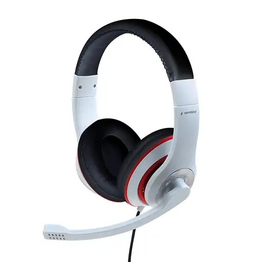 Gembird MHS-03-WTRDBK auricular y casco Auriculares Alámbrico Diadema Juego Negro,