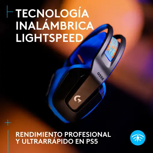Logitech G Auriculares inalámbricos con micrófono Logitech G535 LIGHTSPEED para ga