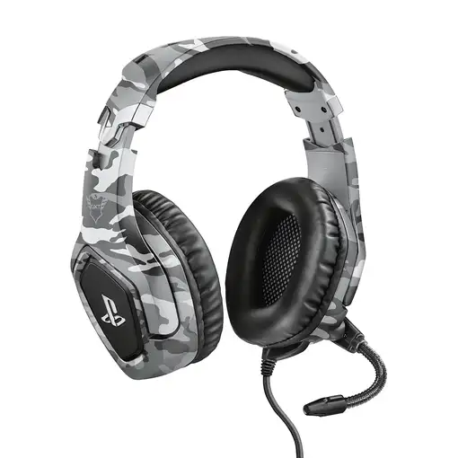 Trust GXT 488 Forze PS4 Auriculares Alámbrico Diadema Juego Negro, Gris