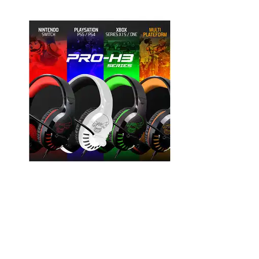 Spirit of Gamer PRO-H3 Auriculares Alámbrico Diadema Juego Negro, Naranja