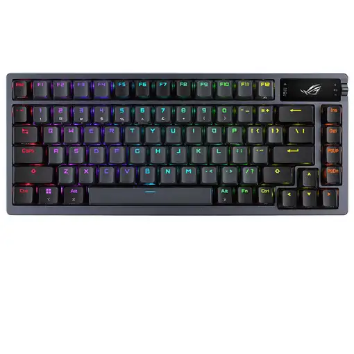 ASUS Azoth teclado Juego USB + RF Wireless + Bluetooth QWERTY Inglés Metálico