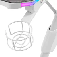 Mars Gaming MGDXLRGB, Mesa Gaming Ergonómica RGB, Soporte Auriculares y Bebida, Es