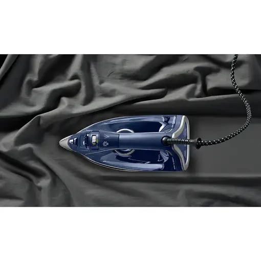 Rowenta DW8215 Plancha vapor-seco Suela Microsteam 400 HD Láser 2800 W Azul