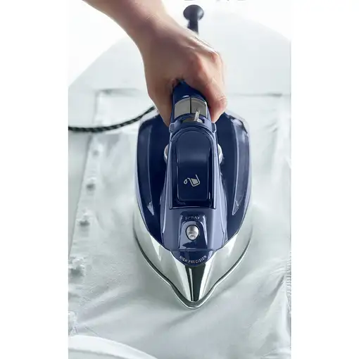 Rowenta DW8215 Plancha vapor-seco Suela Microsteam 400 HD Láser 2800 W Azul