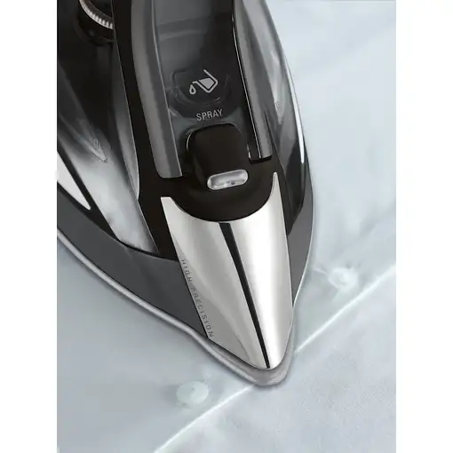 Rowenta DW7025 Plancha a vapor Suela Microsteam 400 HD Láser 2700 W Negro, Gris