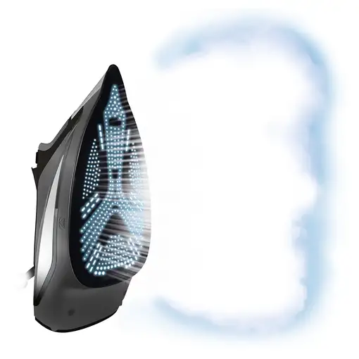 Rowenta DW7025 Plancha a vapor Suela Microsteam 400 HD Láser 2700 W Negro, Gris