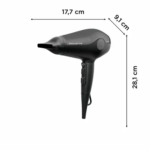 Rowenta Ultra Silence CV6430 secador 1800 W Negro