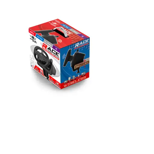 Spirit of Gamer RACE WHEEL PRO AIR Negro Bluetooth/USB Volante Android, Nintendo S