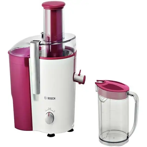 Bosch MES25C0 exprimidor Licuadora centrífuga 700 W Cereza (fruta), Transparente,