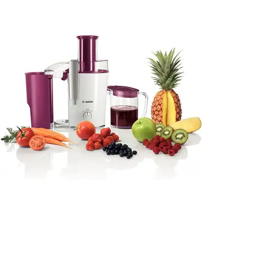 Bosch MES25C0 exprimidor Licuadora centrífuga 700 W Cereza (fruta), Transparente,