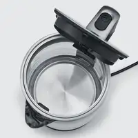 Severin WK 3420 tetera eléctrica 1,7 L 2200 W Negro, Acero inoxidable, Transparent