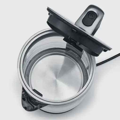 Severin WK 3420 tetera eléctrica 1,7 L 2200 W Negro, Acero inoxidable, Transparent