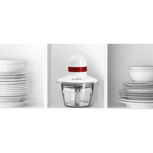 Bosch MMRP1000 picadora eléctrica de alimentos 0,8 L 400 W Rojo, Transparente, Bla