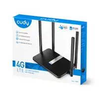 Cudy LT500 router inalámbrico Ethernet rápido Doble banda (2,4 GHz / 5 GHz) 4G Neg