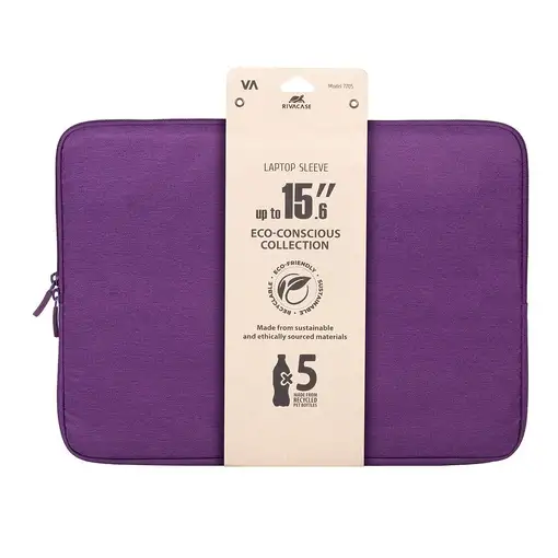 Rivacase Suzuka 7705 39,6 cm (15.6") Funda Violeta