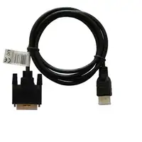 Savio CL-10 adaptador de cable de vídeo 1,5 m DVI HDMI tipo A (Estándar) Negro
