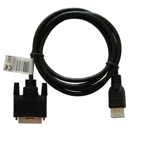 Savio CL-10 adaptador de cable de vídeo 1,5 m DVI HDMI tipo A (Estándar) Negro