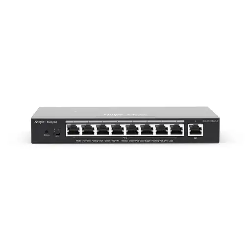 Ruijie Networks RG-ES209GC-P switch Gestionado Gigabit Ethernet (10/100/1000) Ener