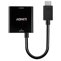 Lindy 38291 adaptador de cable de vídeo 0,1 m HDMI tipo A (Estándar) VGA (D-Sub) N