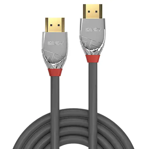 Lindy 37870 cable HDMI 0,5 m HDMI tipo A (Estándar) Negro, Plata