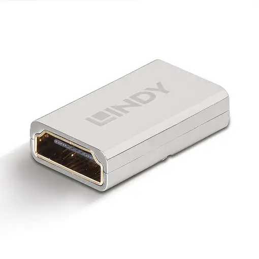 Lindy 41511 cambiador de género para cable HDMI 2.1 Plata