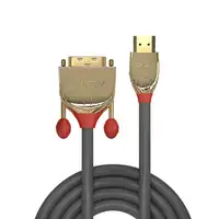Lindy 36199 adaptador de cable de vídeo 15 m HDMI tipo A (Estándar) DVI-D Oro