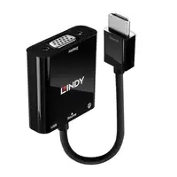 Lindy 38285 adaptador de cable de vídeo 0,1 m HDMI tipo A (Estándar) VGA (D-Sub) N