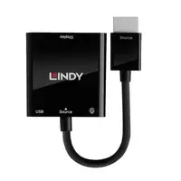 Lindy 38285 adaptador de cable de vídeo 0,1 m HDMI tipo A (Estándar) VGA (D-Sub) N
