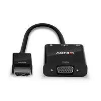 Lindy 38285 adaptador de cable de vídeo 0,1 m HDMI tipo A (Estándar) VGA (D-Sub) N