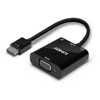 Lindy 38285 adaptador de cable de vídeo 0,1 m HDMI tipo A (Estándar) VGA (D-Sub) N