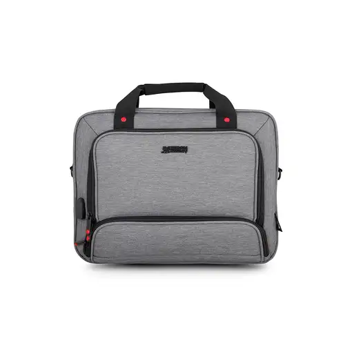 Urban Factory Mixee 39,6 cm (15.6") Maletín Gris, Rosa