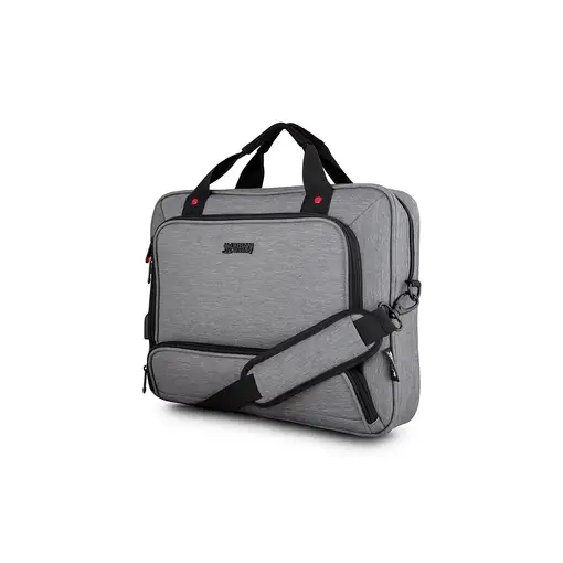 Urban Factory Mixee 39,6 cm (15.6") Maletín Gris, Rosa