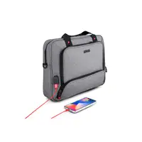 Urban Factory Mixee 39,6 cm (15.6") Maletín Gris, Rosa