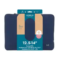 Mobilis 049021 maletines para portátil 35,6 cm (14") Funda Azul, Gris