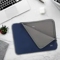 Mobilis 049021 maletines para portátil 35,6 cm (14") Funda Azul, Gris