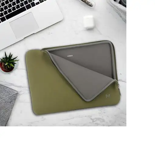 Mobilis 049020 maletines para portátil 36,1 cm (14.2") Maletín Verde, Gris