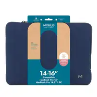Mobilis 049022 maletines para portátil 40,6 cm (16") Funda Gris, Marina