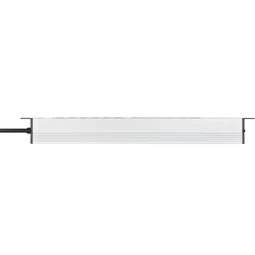 Brennenstuhl 1390007112 base múltiple 2 m 12 salidas AC Interior Negro, Plata