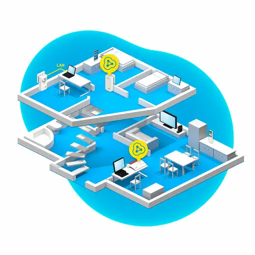 FRITZ!Powerline 1260 WLAN Set 1200 Mbit/s Ethernet Wifi Blanco 2 pieza(s)