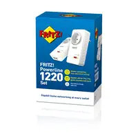 FRITZ!Powerline 1220 Set INT 1200 Mbit/s Ethernet Blanco 2 pieza(s)