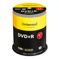 Intenso 4111156 DVD en blanco 4,7 GB DVD+R 100 pieza(s)