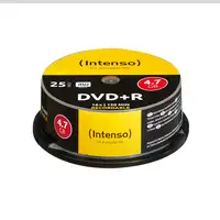 Intenso DVD+R 4.7GB, 16x 4,7 GB 25 pieza(s)