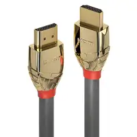 Lindy 37864 cable HDMI 5 m HDMI tipo A (Estándar) Oro, Gris