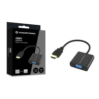 Conceptronic ABBY20B adaptador de cable de vídeo 0,25 m HDMI tipo A (Estándar) VGA