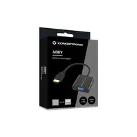 Conceptronic ABBY20B adaptador de cable de vídeo 0,25 m HDMI tipo A (Estándar) VGA