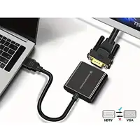 Conceptronic ABBY20B adaptador de cable de vídeo 0,25 m HDMI tipo A (Estándar) VGA