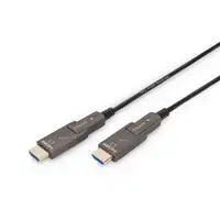 Digitus Cable de fibra óptica híbrido 4K HDMI AOC con 15m conector desmontable